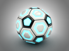 Futuristic ball 3D Model
