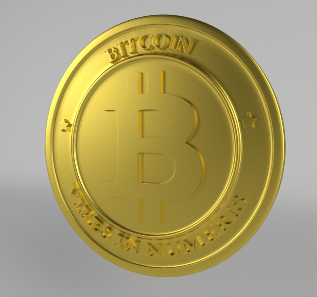 Bitcoin 3D Model