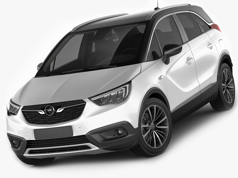 Opel Vauxhall Crossland X 3D Model