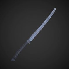 Post-Apocalyptic Katana 3D model 3D Model