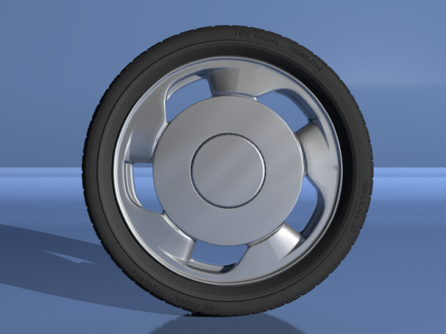 Wheel tire 3D Model