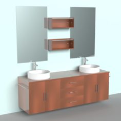 Ikea Modern Bathroom Vanity model 3D Model