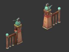 Cartoon World – Fantasy Gate 03 3D Model