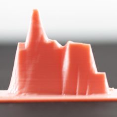 Peñon Ifac, Mountain 3D Print Model