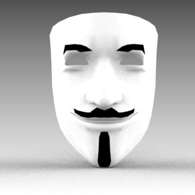 Guy Fawkes mask 3D Model