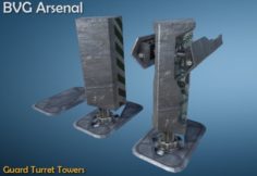 Guard turret tower 3D Model