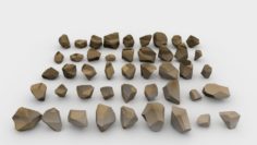 Lowpoly Stones – SE Pack 1 3D Model
