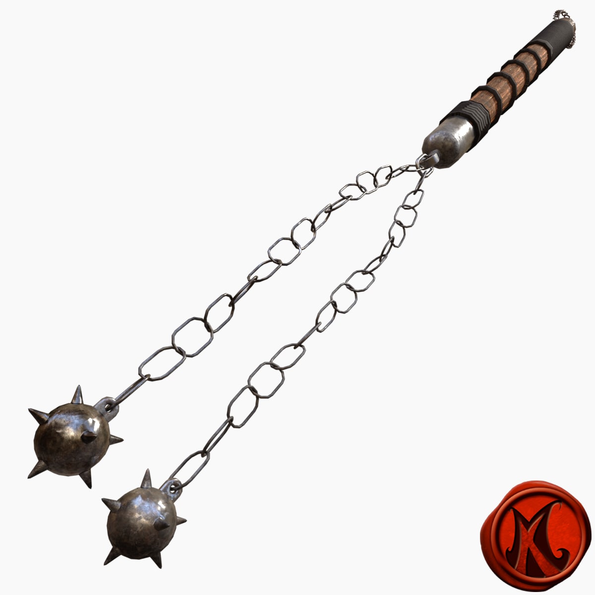 3D model Medieval Flail 3D Model