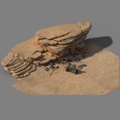 Yanmenguan – Buddha – steps 3D Model