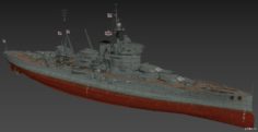 Warspite 1941 3D Model