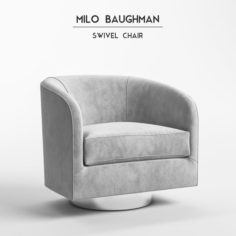 Milo Baughman – Swivel Chair 3D Model