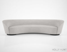 Holly Hunt Vladimir Kagan Sloane Sofa 3D Model