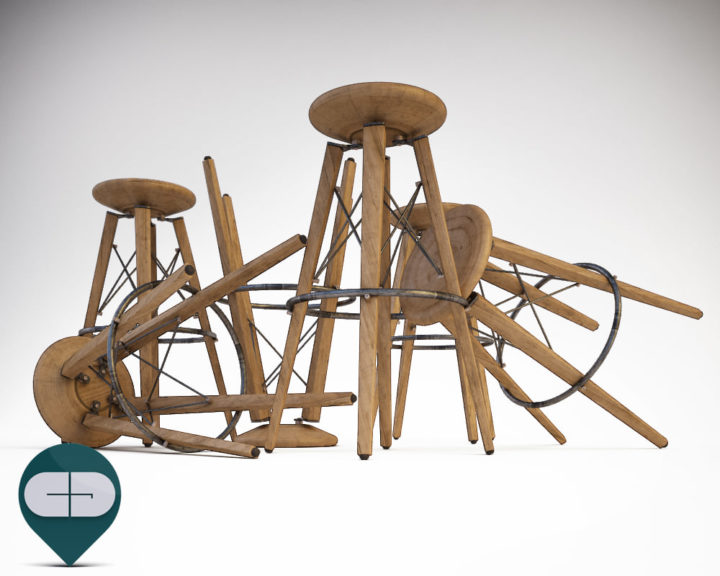 JACK stool – COLICO 3D Model