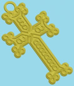 Armenian Cross 3D Model