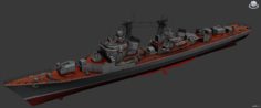 Kotlin-class destroyer 3D Model