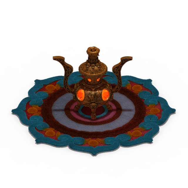 Lei Fengta – the first floor incense burner 3D Model