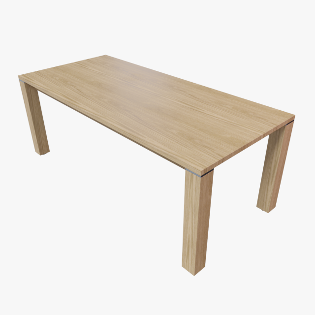 Modern Dining Table 01 3D Model