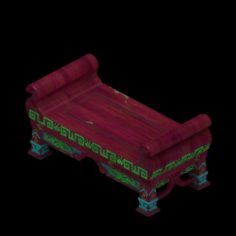 Lee pagoda – five layers of debris – table 3D Model