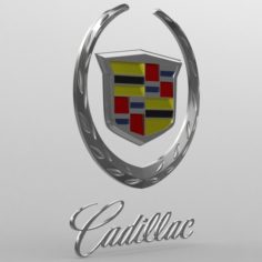 Cadillac logo 3D Model
