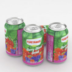 Beverage Can Turtamek Berry Blend Drink 330ml 3D Model