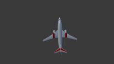 A passenger plane 3D Model