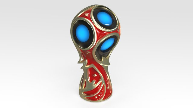 Fifa WorldCup 2018 Logo Vray 3D Model
