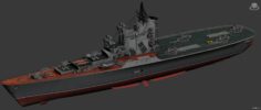 MOSKVA ASW cruisers 3D Model