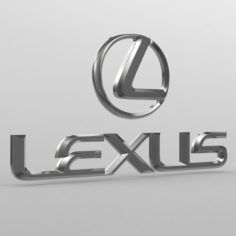 Lexus logo 3D Model