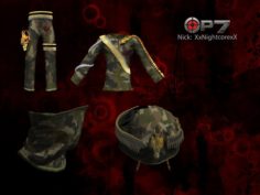 Military clothing 3D Model