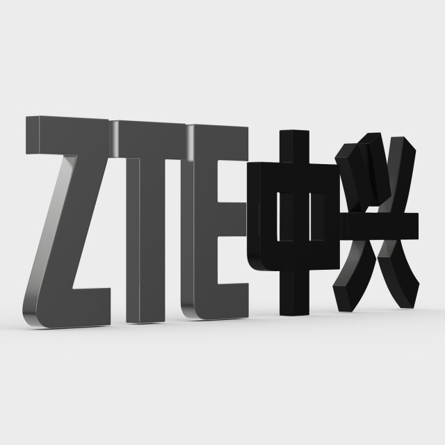 Zte logo 3D Model