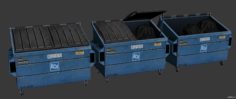 Dumpster MERICA 3D Model