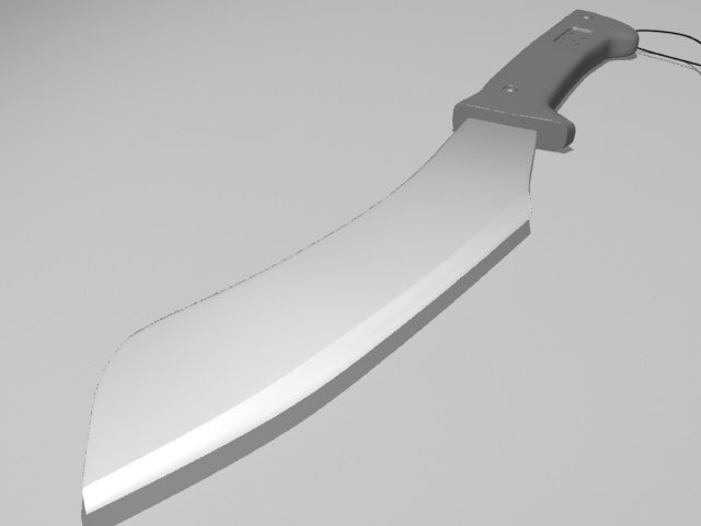 Machete 3D Model