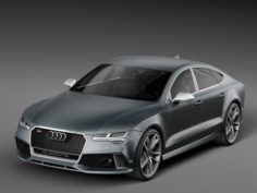 Audi RS7 Sportback performance 3D Model
