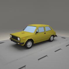 Fiat 127 A from 1971 Free 3D Model