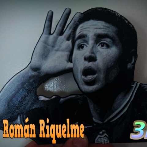 Juan Román Riquelme dibujo 3D 3D Print Model