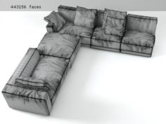 Luis sofa comp2 3D Model