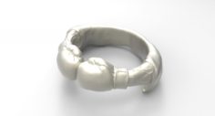 Boxing glove ring 3D Model