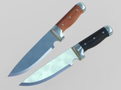 Polished Knife PBR Free 3D Model