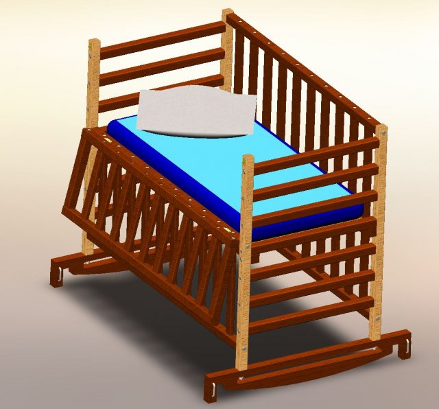 Cot 3D Model