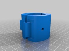 KLAMP – IKEA lamp hot air gun holder remix (print in place) 3D Print Model