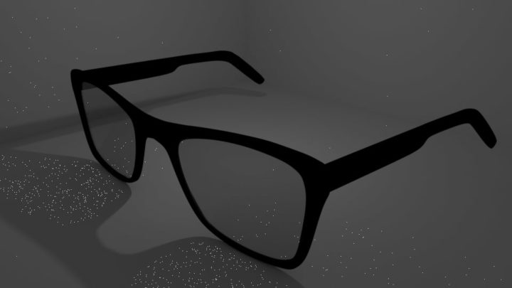 Simple Glasses 3D model 3D Model