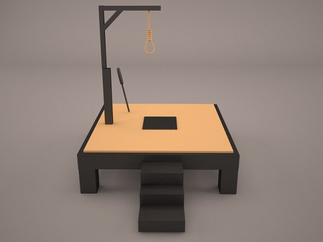 Gallows 3D Model