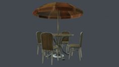Street table Free 3D Model