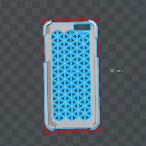 Iphone 6 Case Triangles 3D Print Model