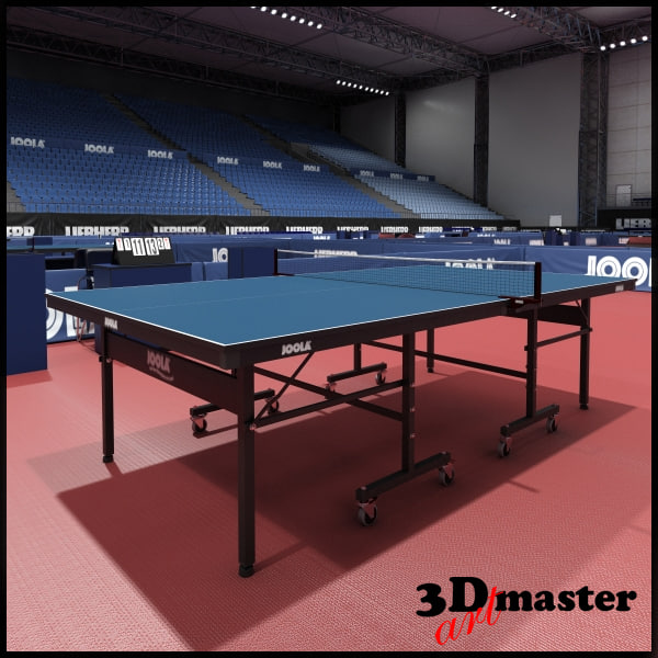 Table Tennis Arena model 3D Model
