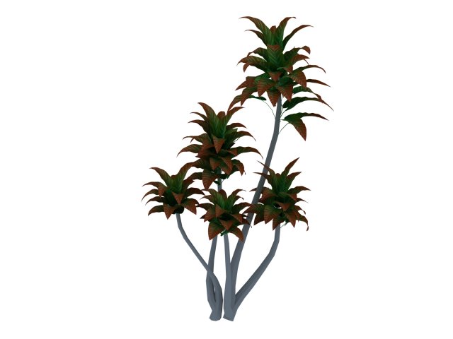 Mount Cliff – Small Plant 03 3D Model