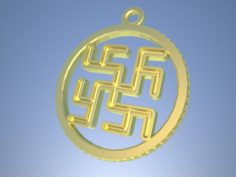 3D model Slavic pagan amulet “Cvetok paportnika” 3D Model