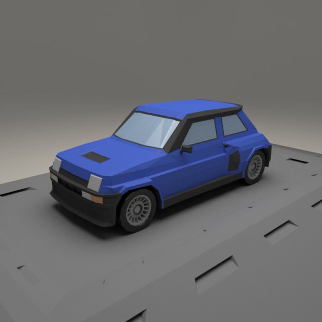 Renault 5 Turbo from 1982 3D Model