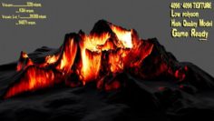 Volcano 1 3D Model