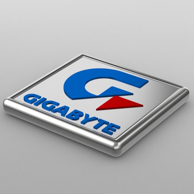 Gigabyte logo 3D Model